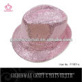 Wholesale Cheap White Sequin Fedora Hat